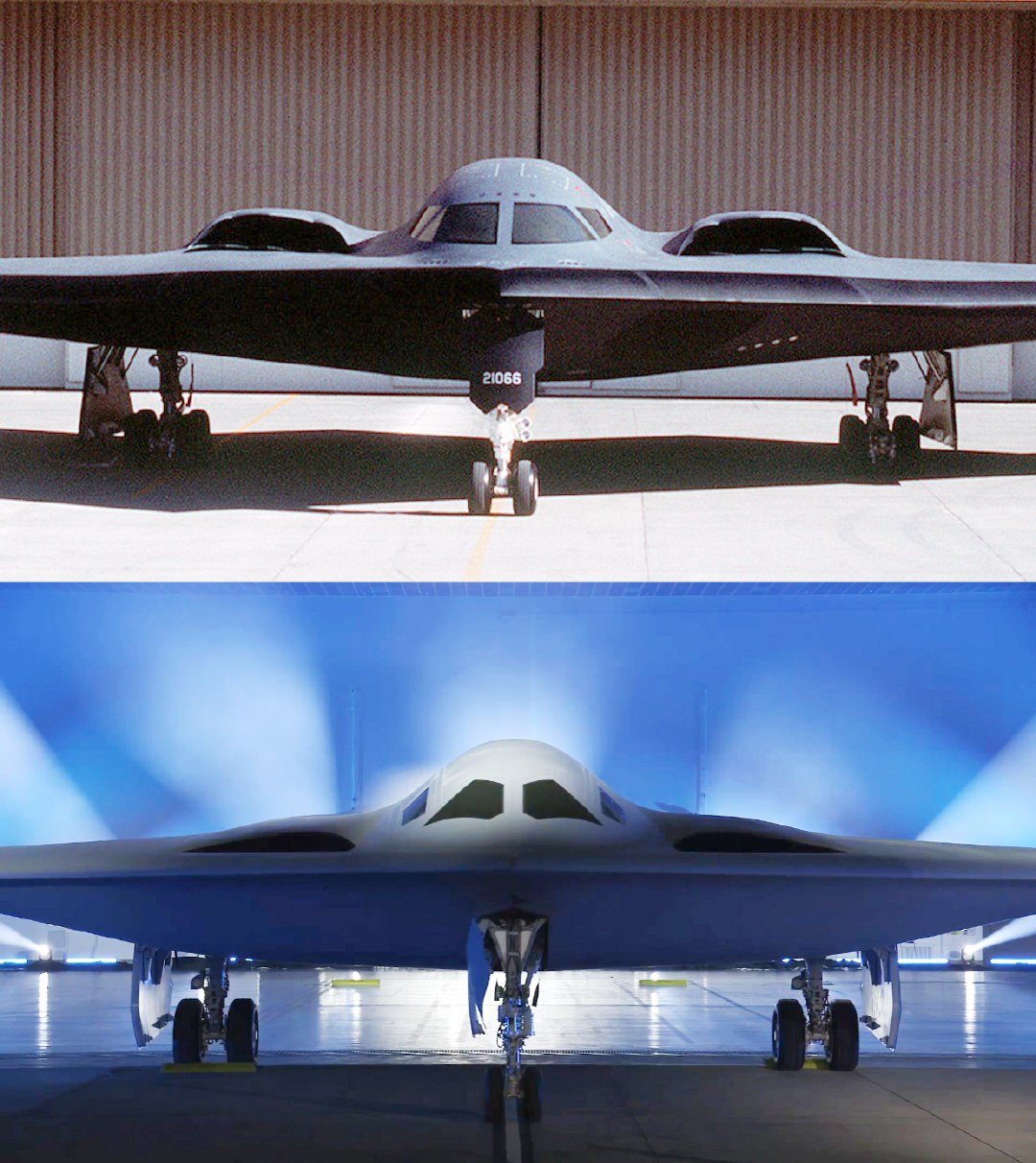 美新一代隐身轰炸机b-21公开亮相!