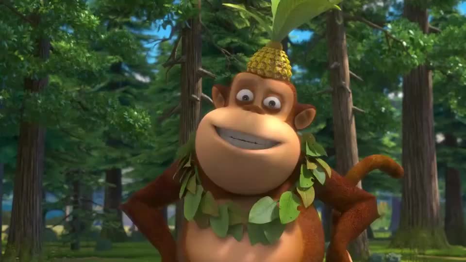 熊出没光头强买新手机不给吉吉看还把他忽悠走