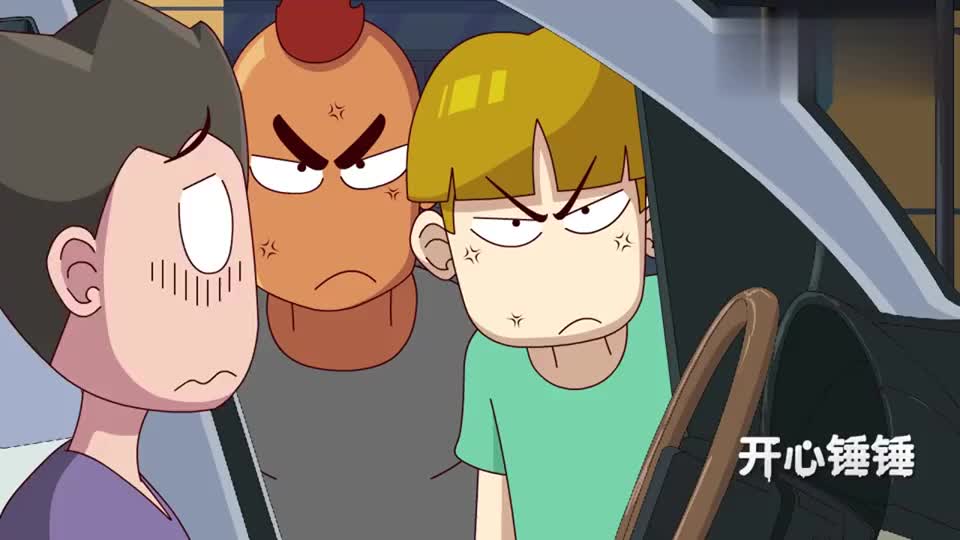 开心锤锤少年好心帮忙停住失控车辆反遭到车主人一顿教训