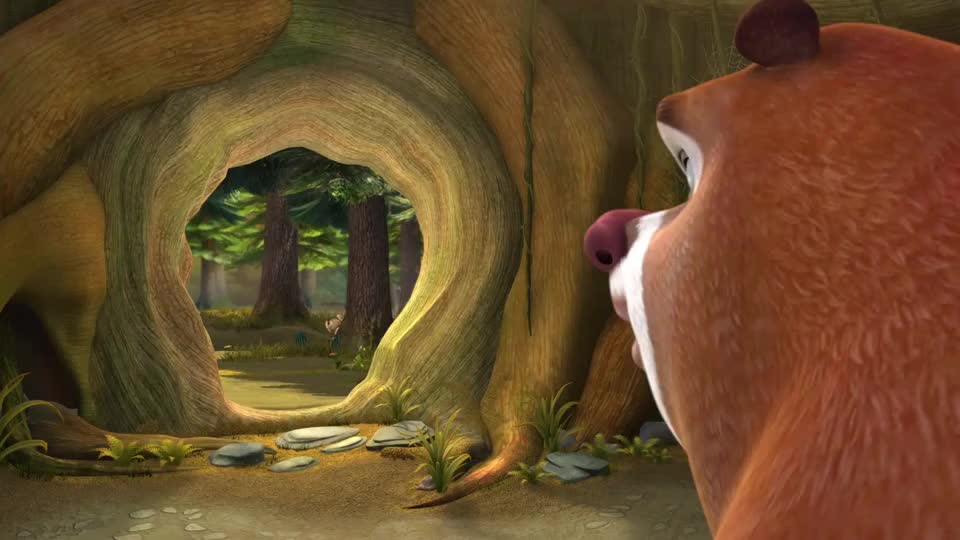 熊出没光头强这么好心给狗熊准备蛋糕肯定有阴谋