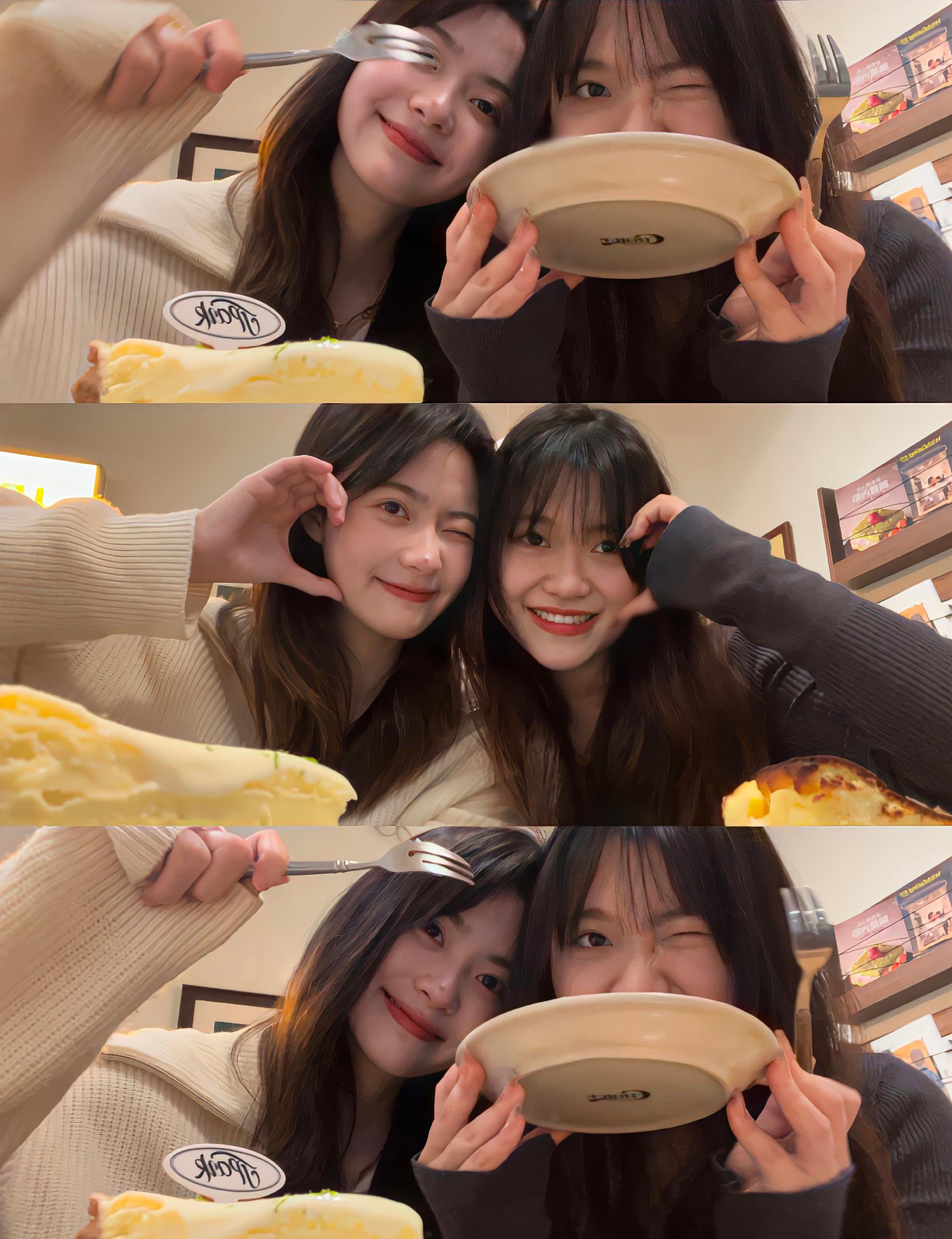 姐妹合照怎么拍