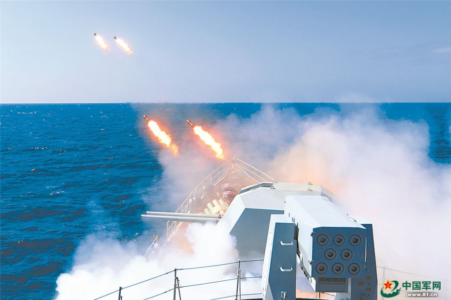 砺剑沧海直击海军某护卫舰支队实弹打靶演练