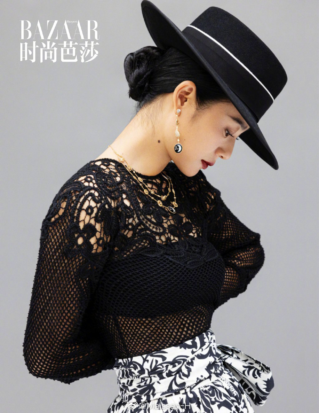 周韵 时尚芭莎 11月刊,气质挂 风韵大美人儿!