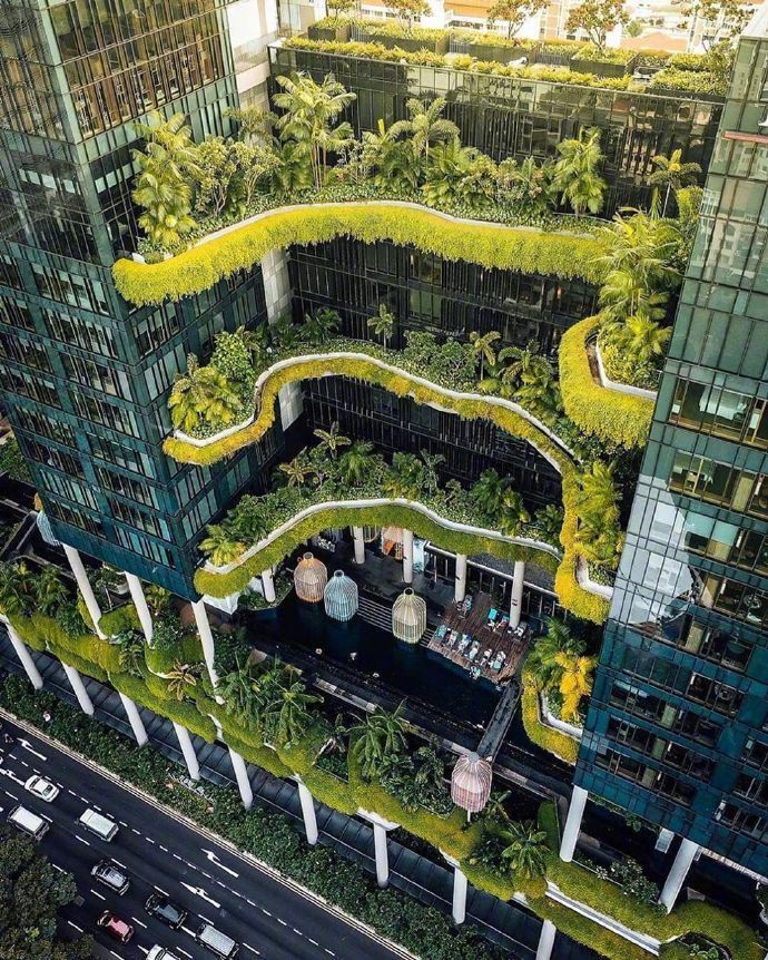 科技与自然完美融合的新加坡建筑