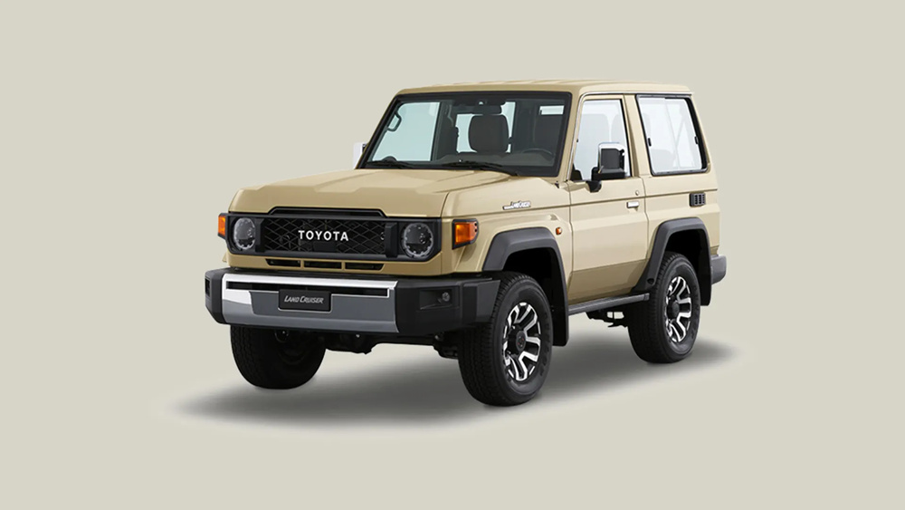 40升v6配6at售33万元丰田新款landcruiser70三门版海外上市