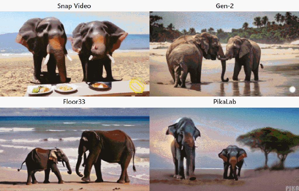 首批类sora模型出现,snap video上线,效果优于pika,不输gen-2|视频