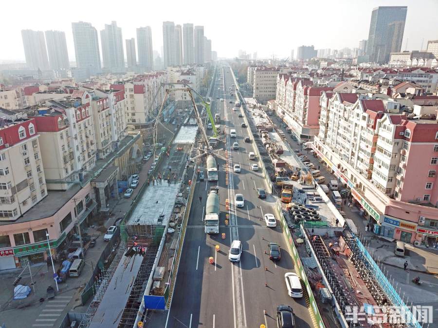 杭鞍高架路今昔大变样