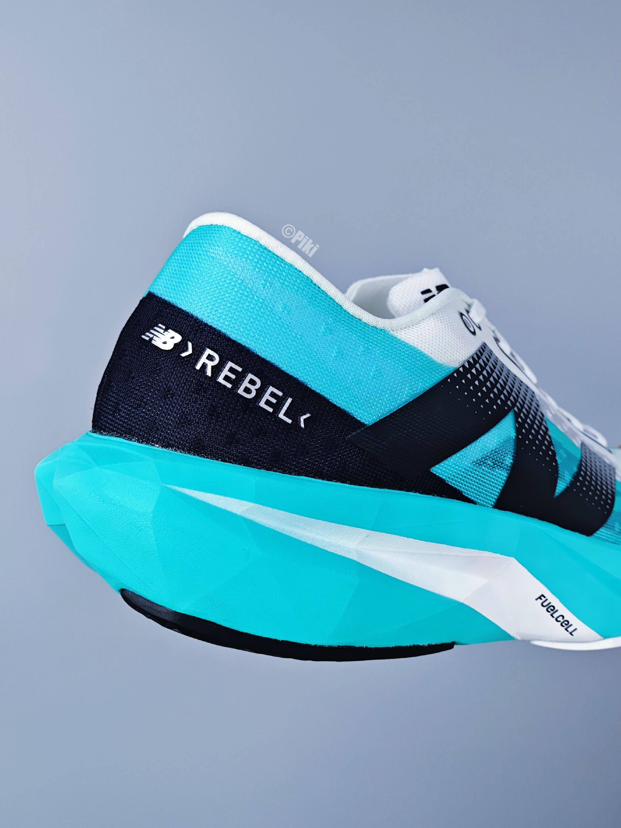 new balance sc rebel v4 延续着sc竞速跑鞋驾驭的设计基因,定位日常