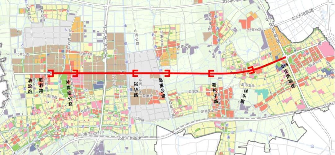 崧泽高架路主线开通公告
