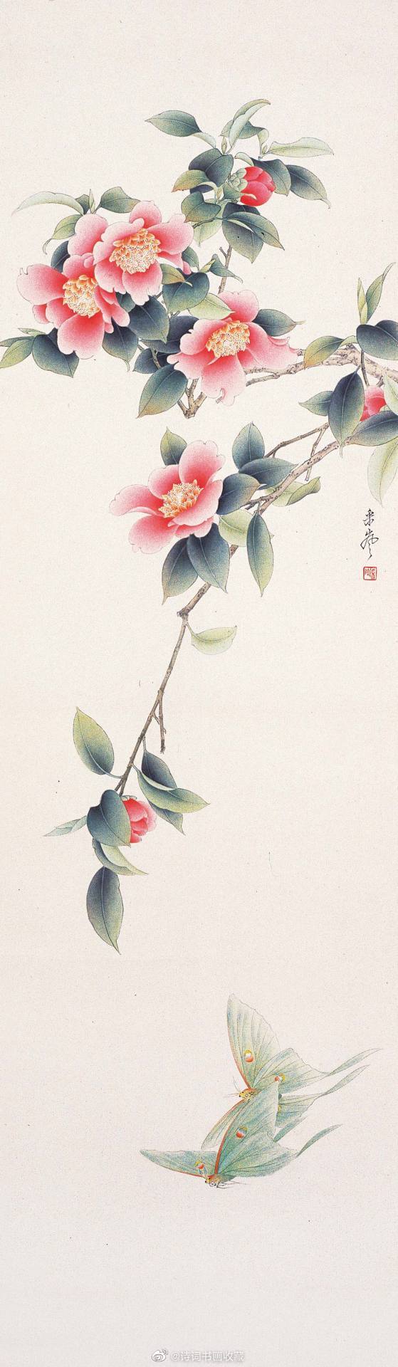 李长白工笔花鸟画欣赏