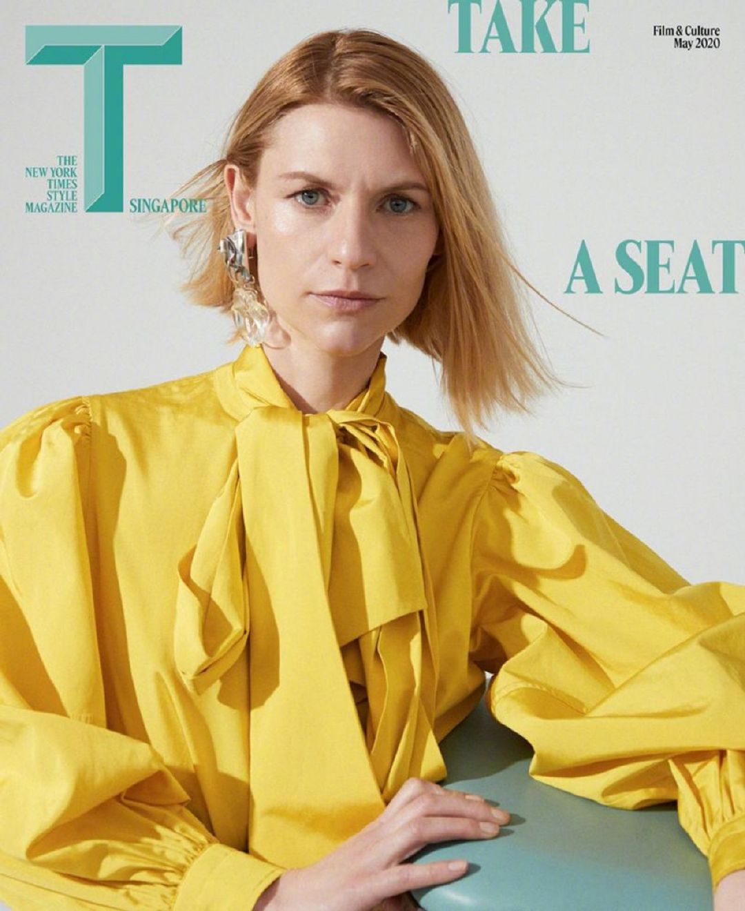 克莱尔·丹尼斯claire danes 登上《 t magazine》新加坡版2020年5月