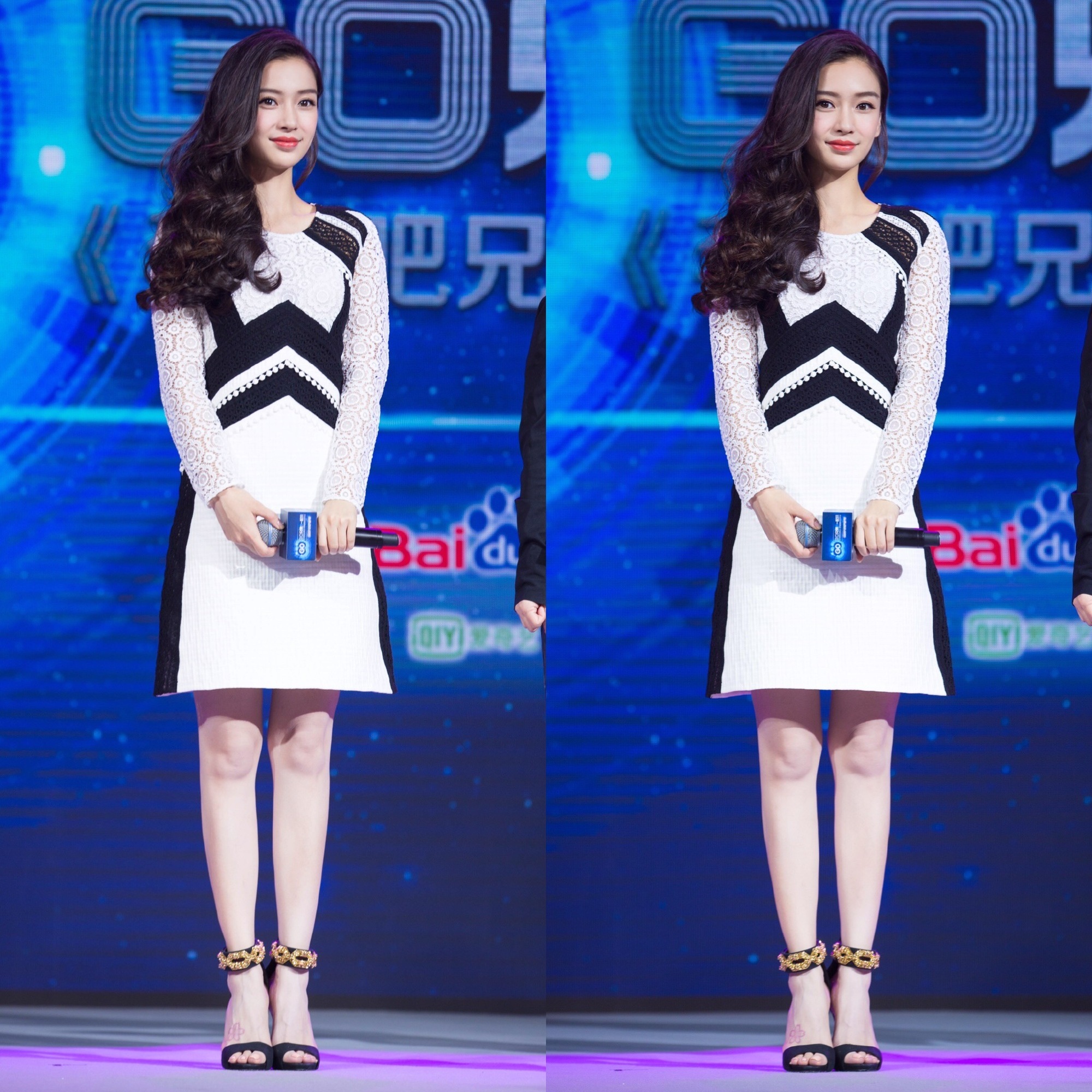 angelababy 高跟玉足