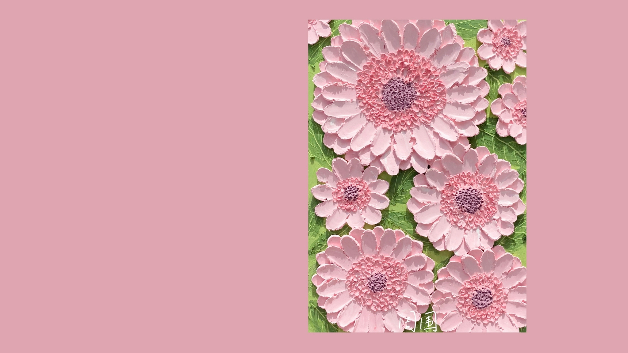 油画风格的ipad / 电脑壁纸 太好看了