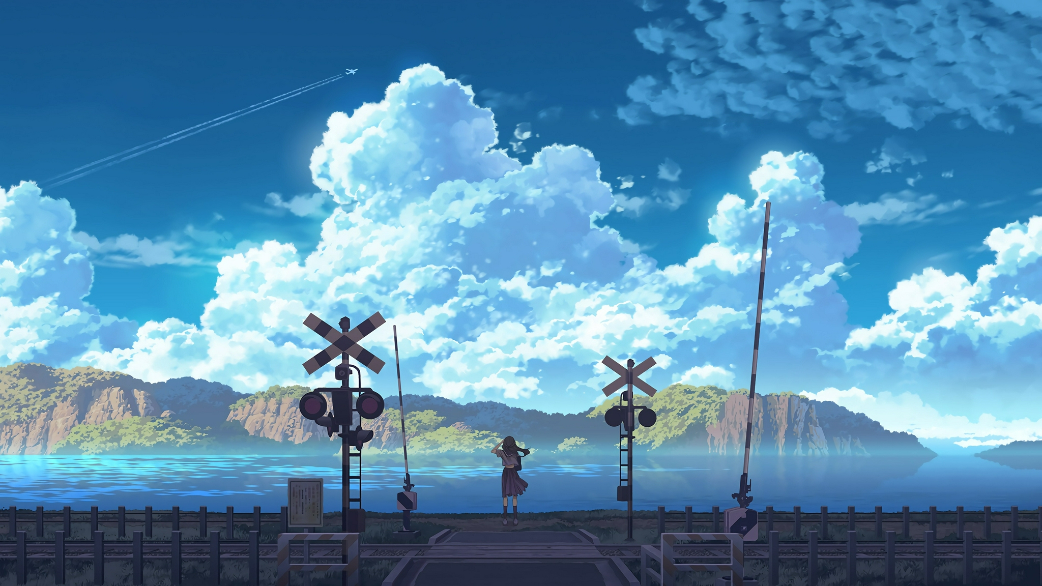 动漫风电脑壁纸 爱了__财经头条