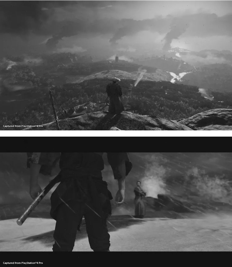 武士,黑白电影和风的指引,《对马岛之魂》顶级美术的背后