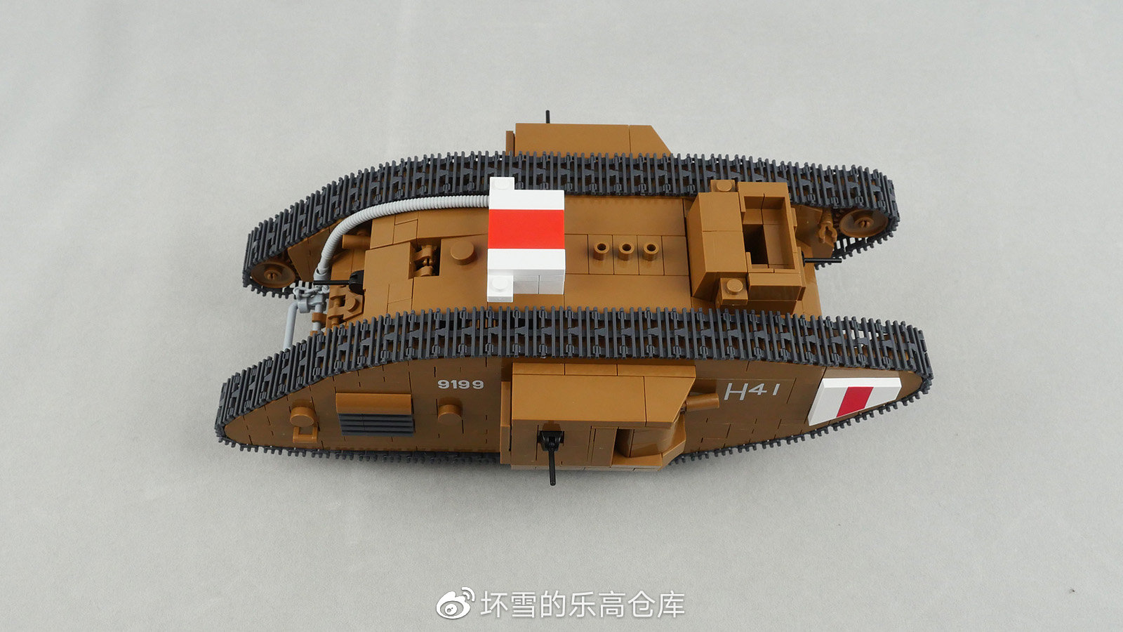 战地1中的钢铁巨兽由积木方式呈现cobimarkv重型坦克简测