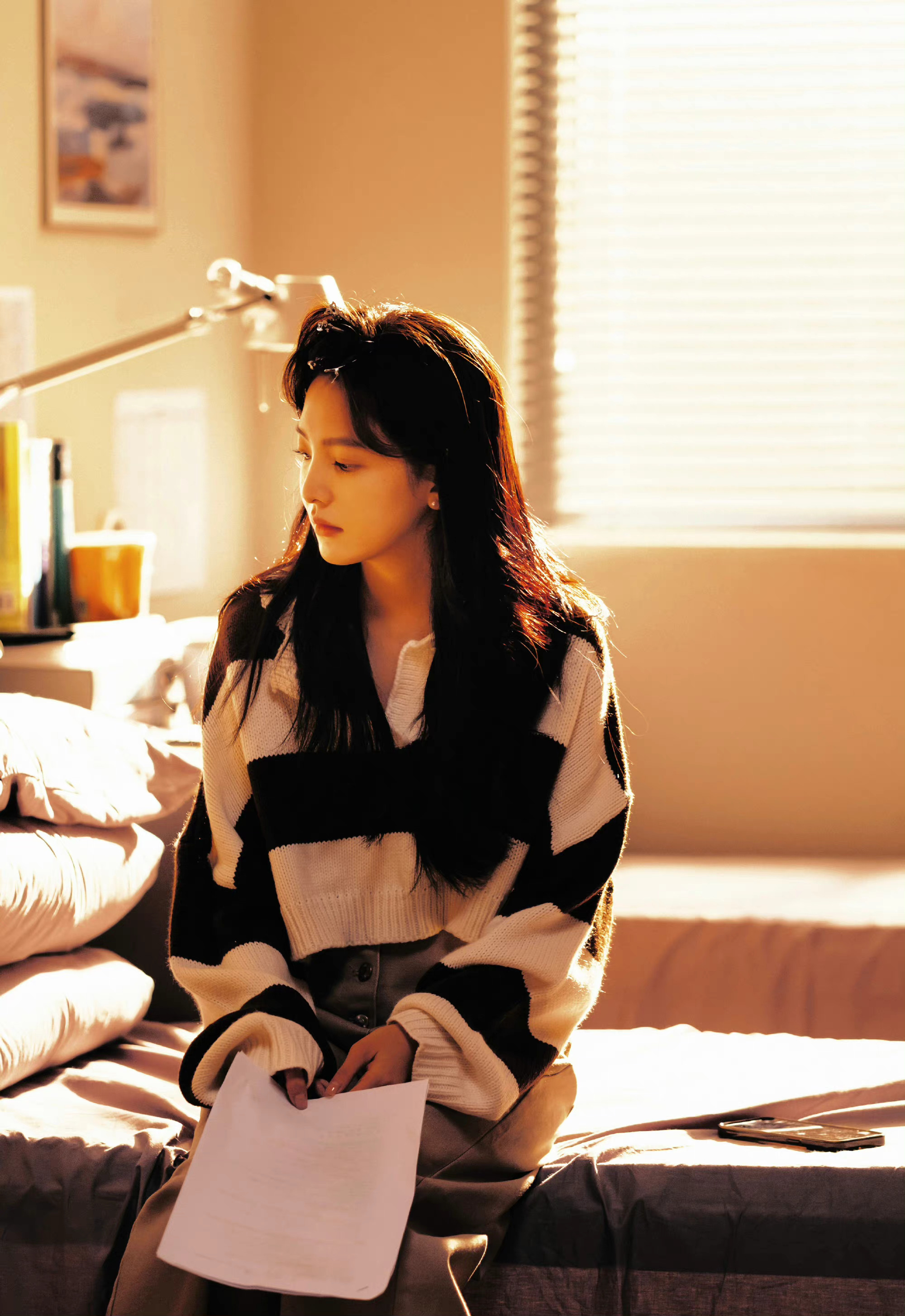 章若楠《爱情遇见达尔文》苏为安三宫格花絮照