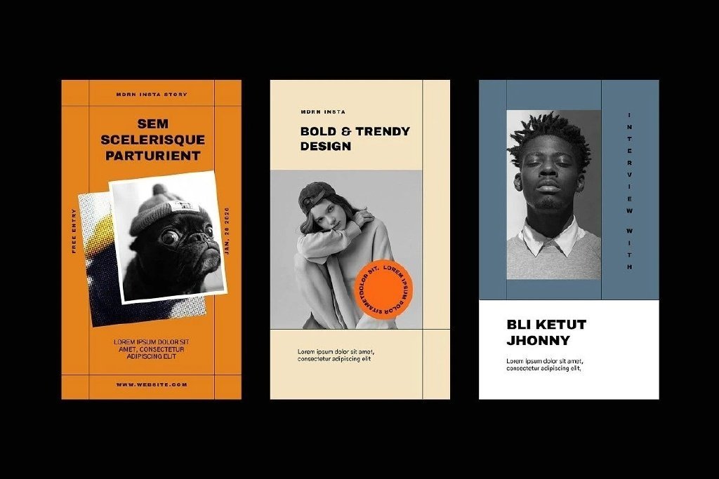 简洁图文排版设计参考