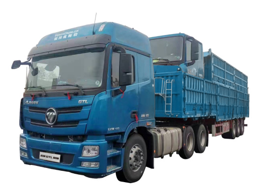 专为赚钱而生的运煤神器欧曼gtl子母牵引车开着不累收益翻倍