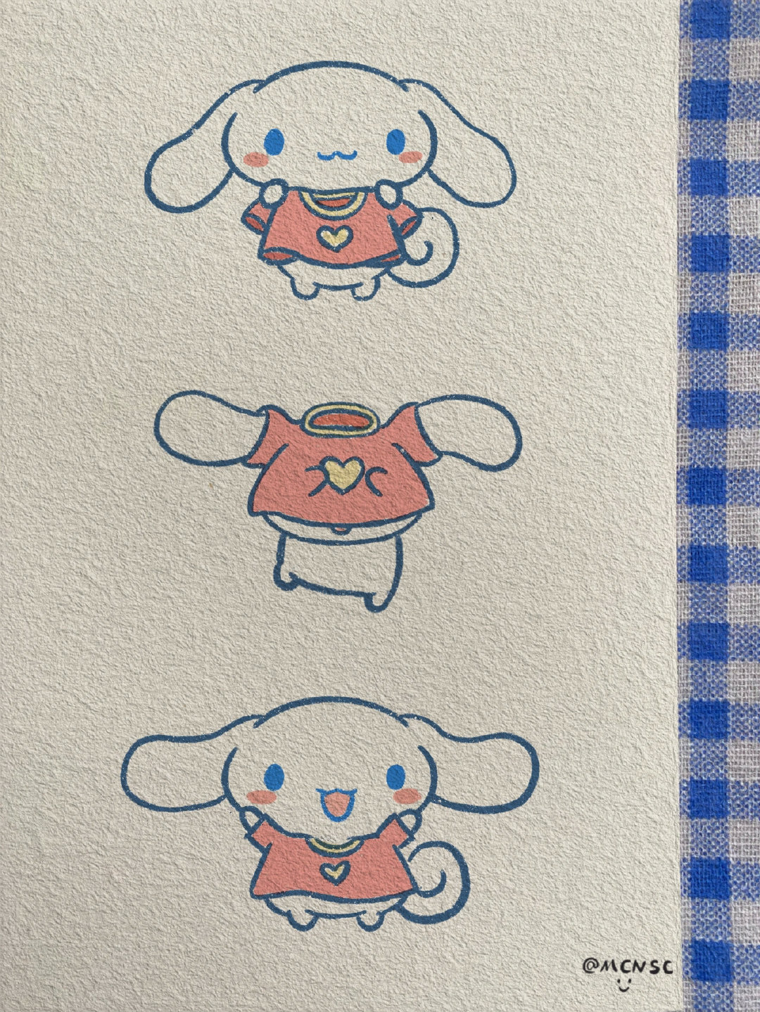 大耳狗穿衣三部曲/简笔画教程 cr 梦常年失传