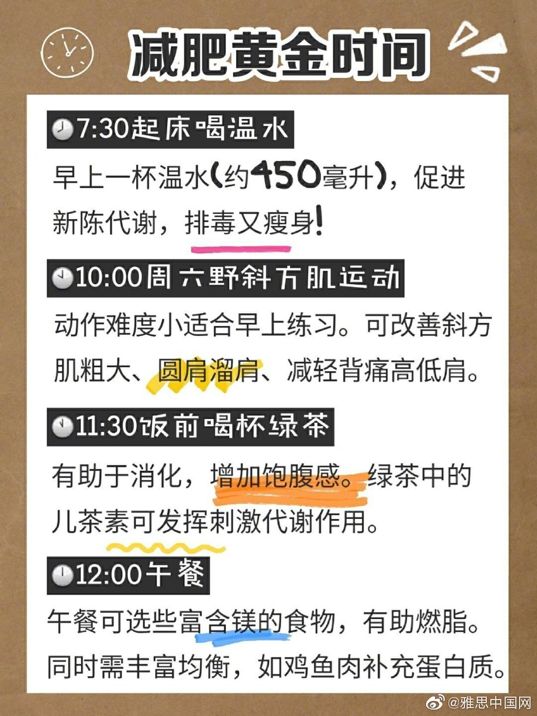 干货!网上很火的一组图,科学减 重30斤……__财经头条