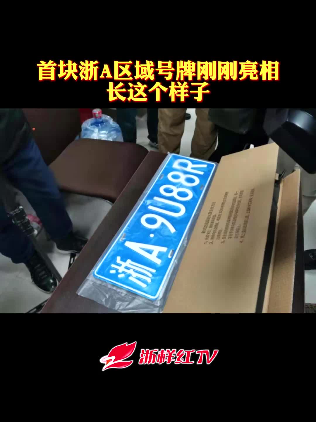 原来浙a区域号牌长这样,领牌第一人是她 提醒:很多人因为这事,审核未