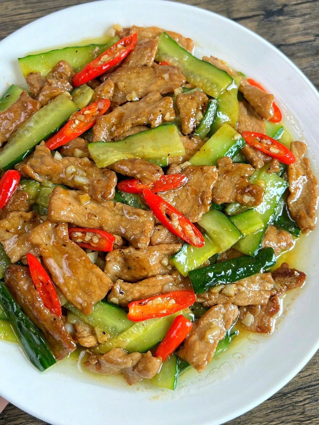 家常菜 | 好吃不腻的黄瓜肉炒