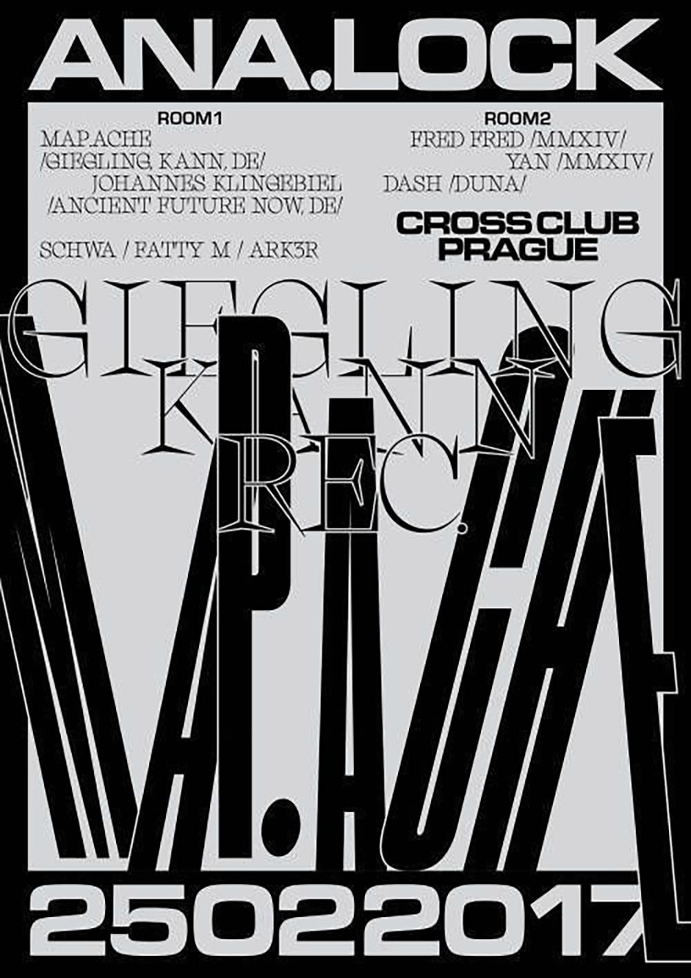 英文文字海报文字编排设计