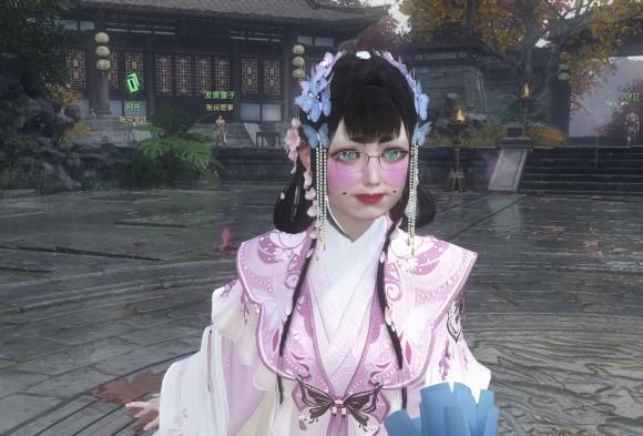 原来这位小姐姐在《逆水寒》中捏了一张古神气息十足