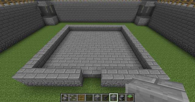 mc我的世界:"监狱城堡"最后的工程,属于mc粉丝的回忆|石砖|栅栏|台阶