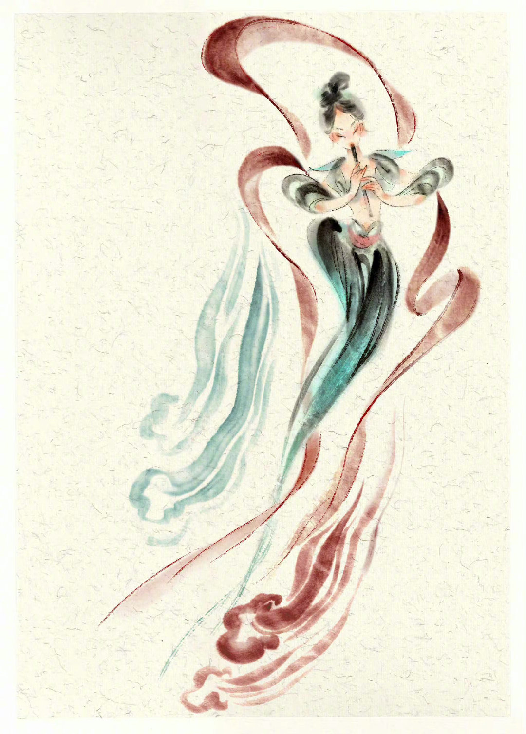 仙女飞天,画风很优美! 96张家三爷