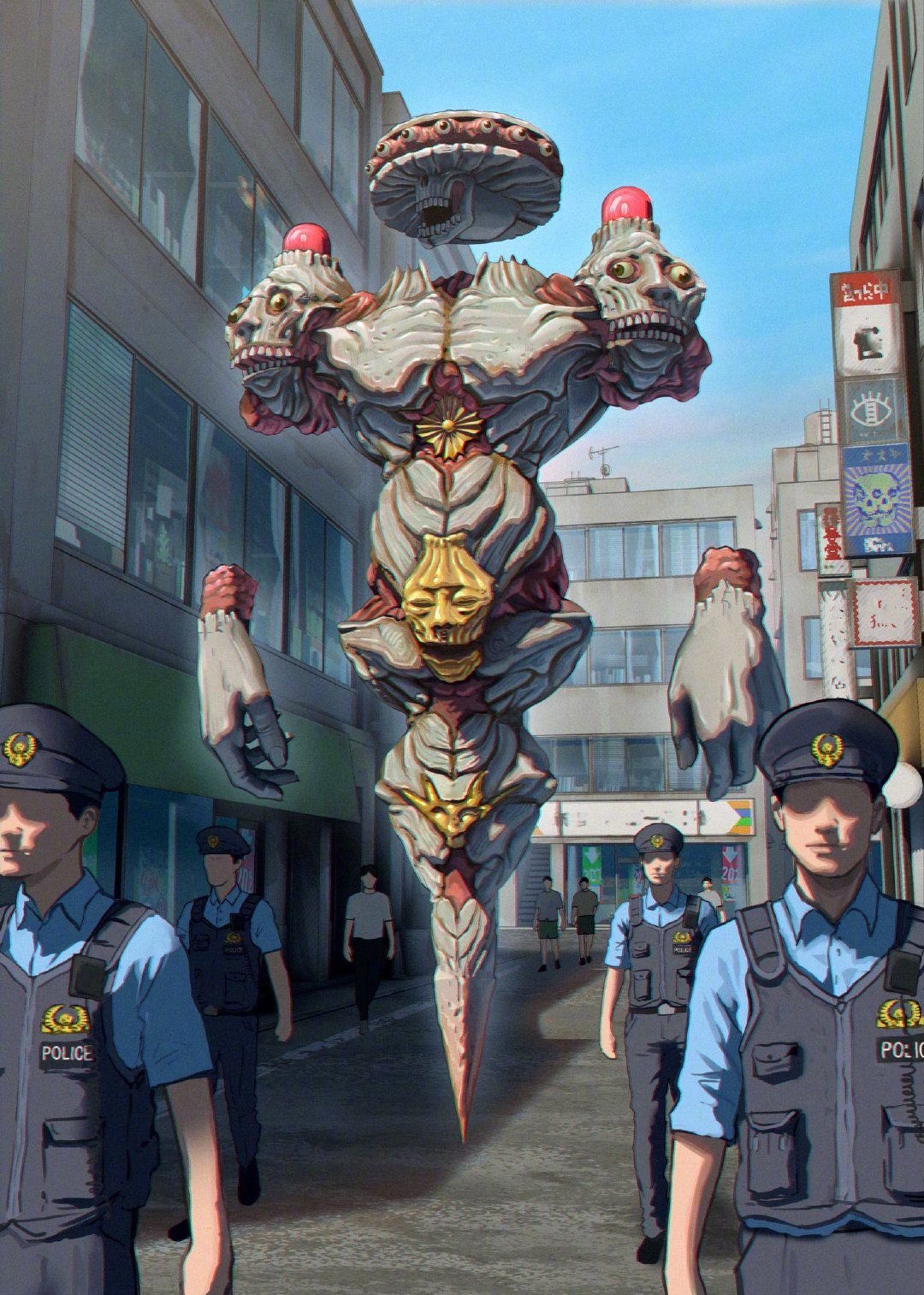 插画师 はやぴ 笔下鬼神存在的世界.__财经头条