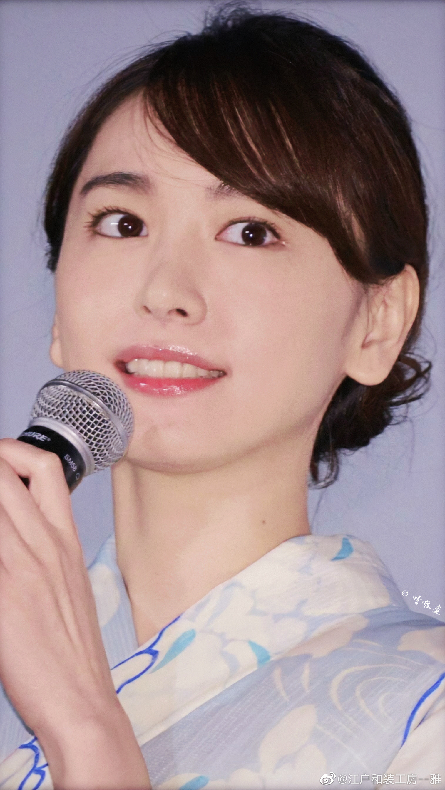 浴衣gakki真的爱了/新垣结衣就是我觉得穿和服超好看的女孩子呀