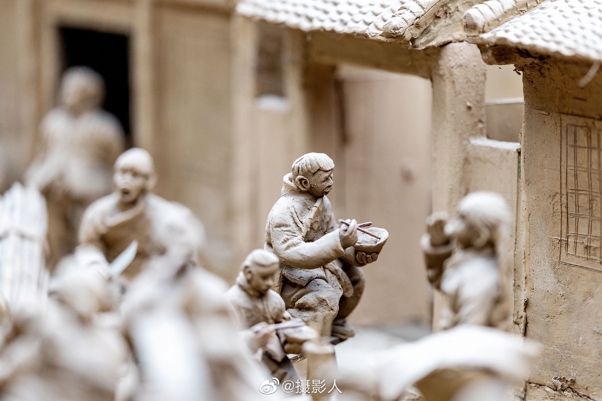 很有意思的体现陕西关中民俗风情的小泥人