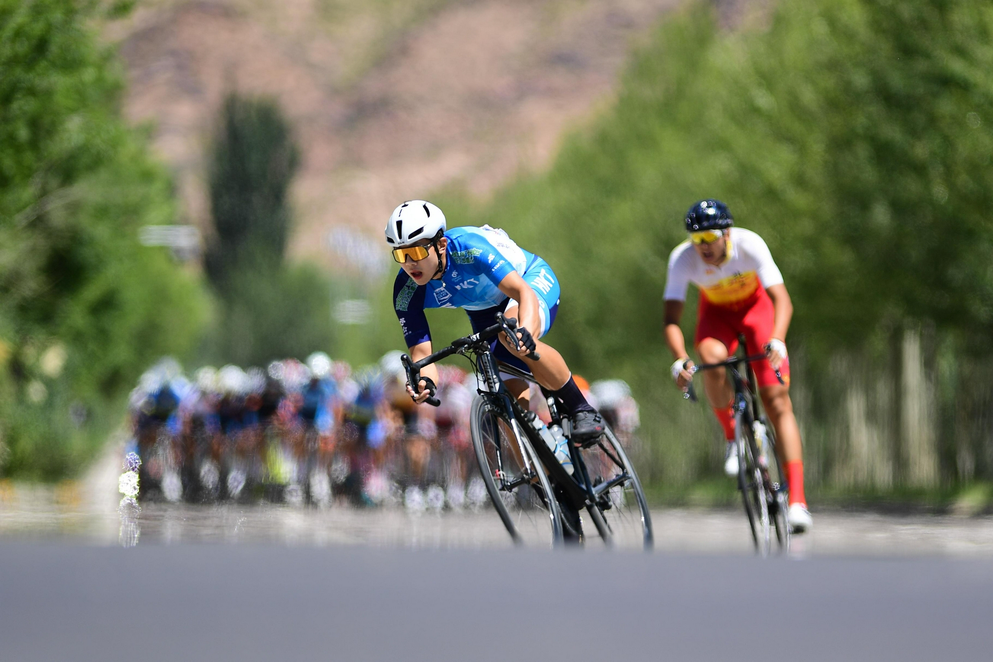 体育自行车环青海湖国际公路自行车赛第八赛段赛况2