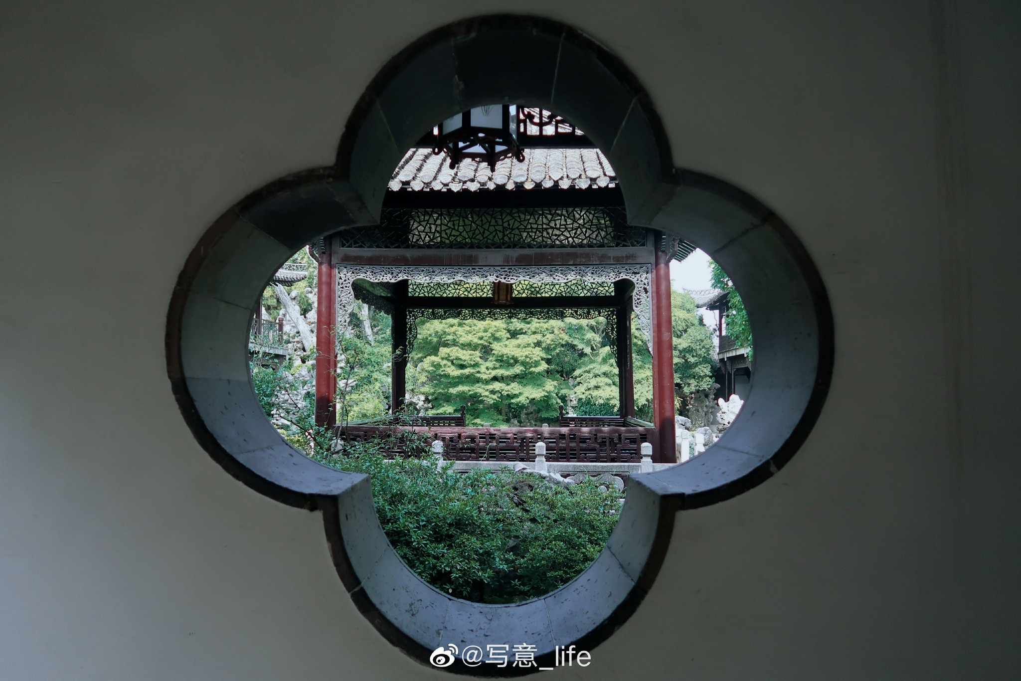 何园的花窗_高清图集_新浪网