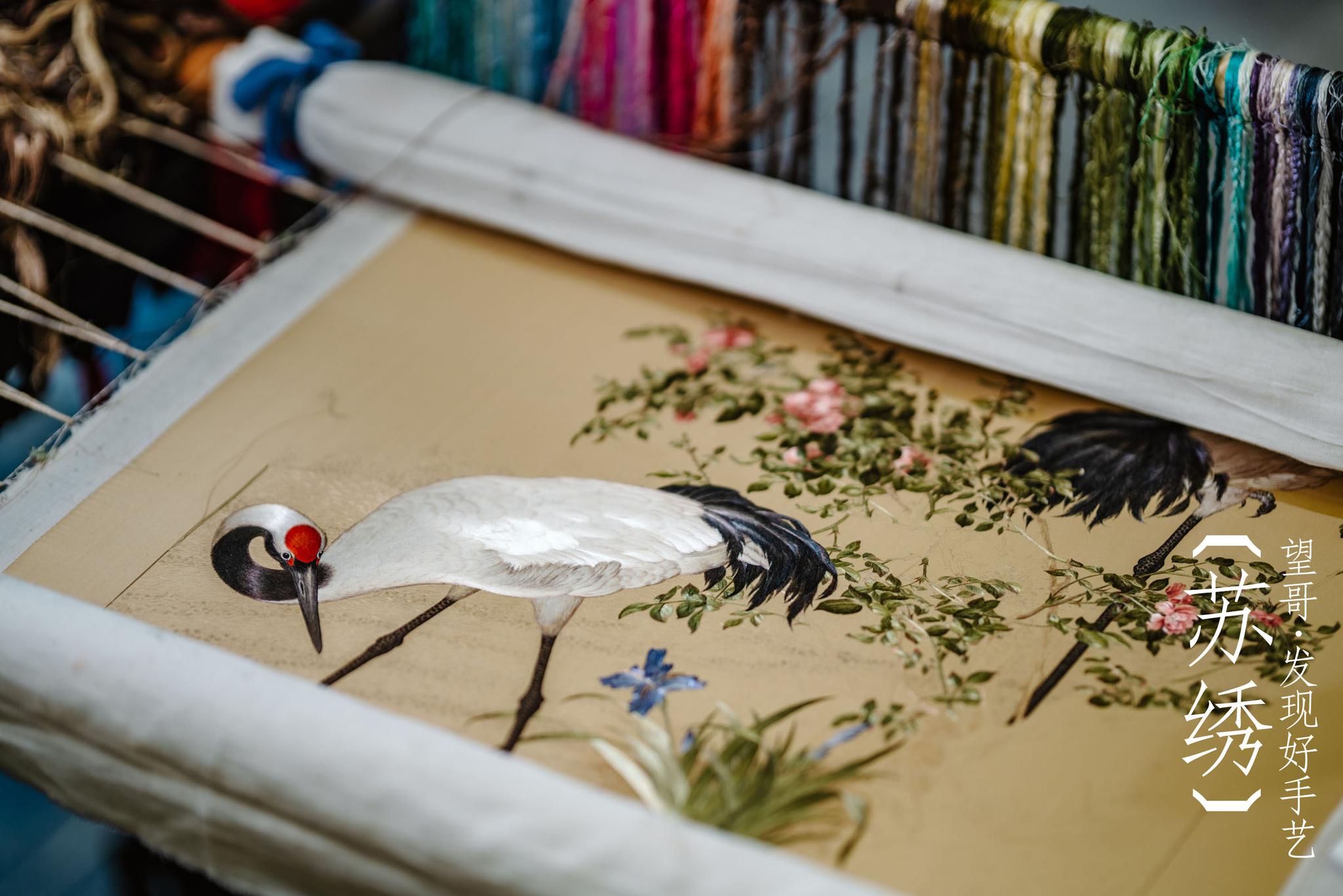 苏州镇湖,被誉为刺绣之乡,生在刺绣世家的薛金娣老师