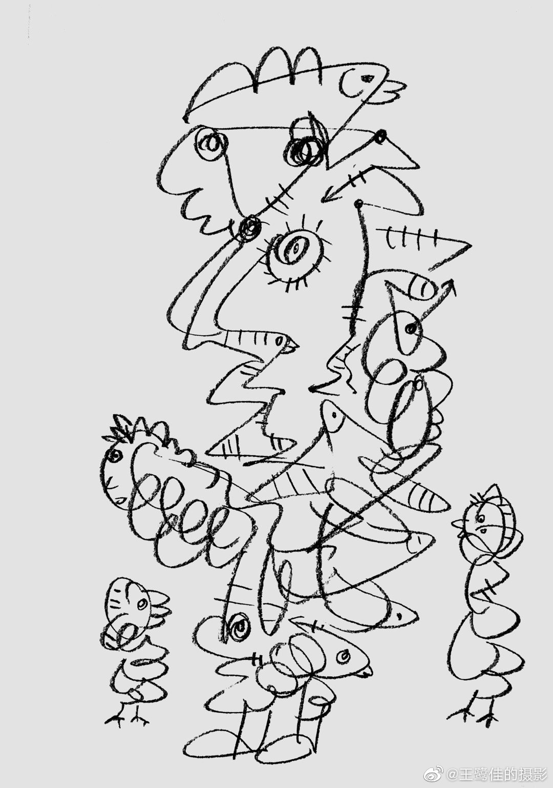 王鹭佳印象意象心象抽象画象