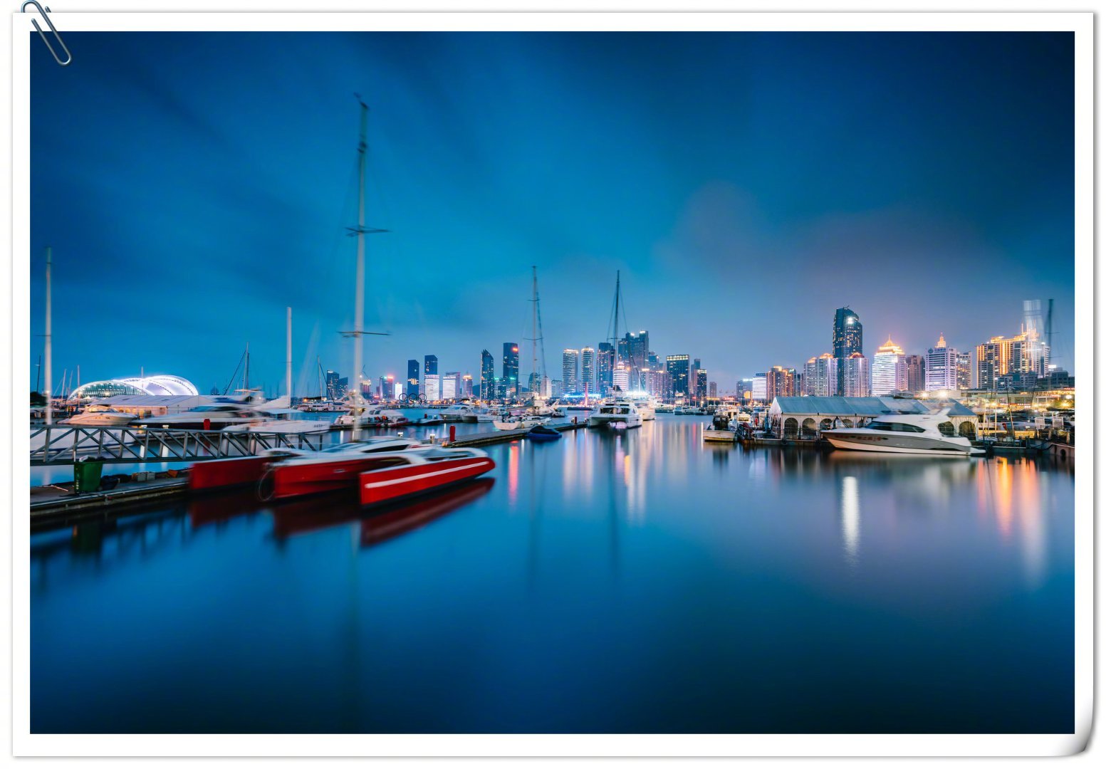 青岛一个满目海景浪漫的城市