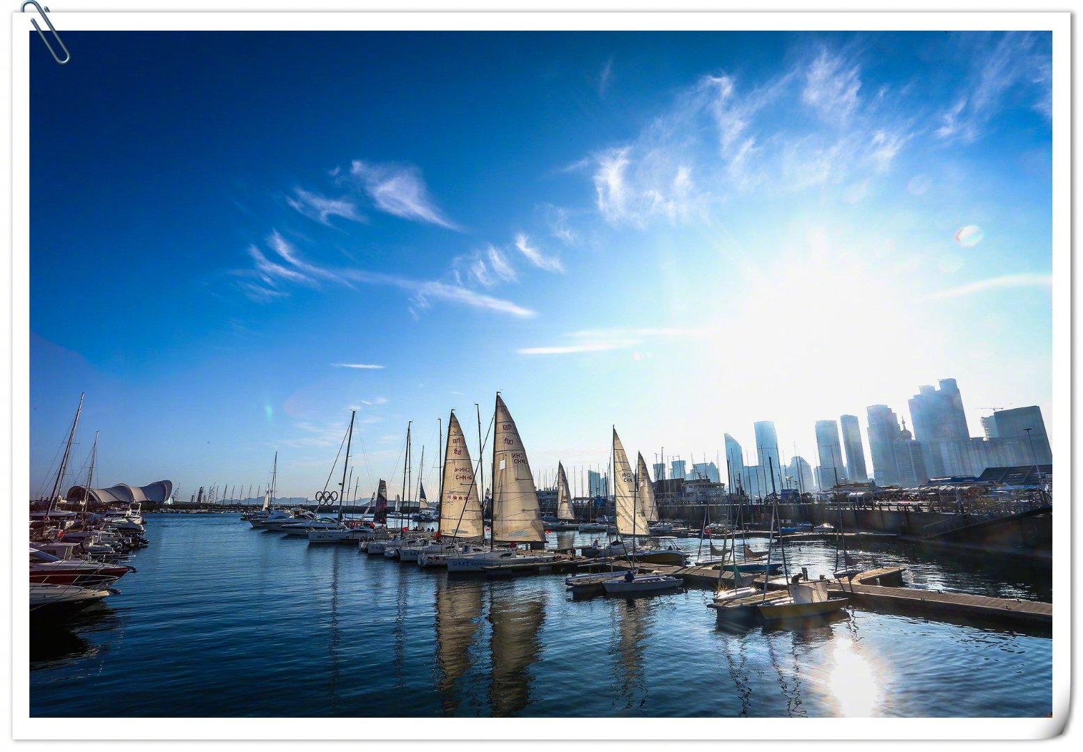 青岛一个满目海景浪漫的城市