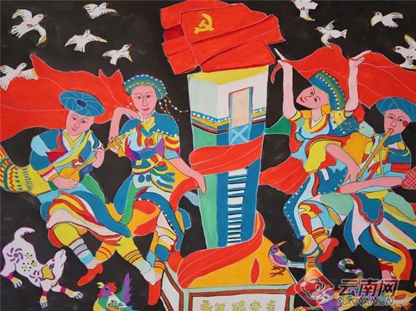 腾冲特色墙绘大放异彩