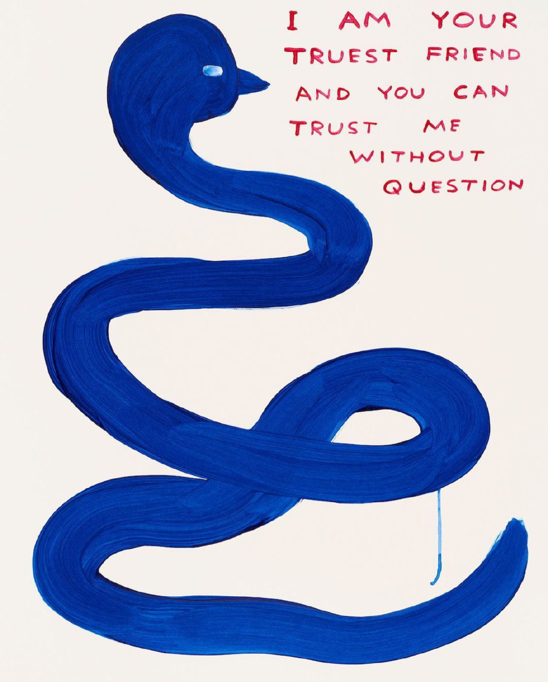 david shrigley 67676767的一组蓝色系创意海报设计__财经