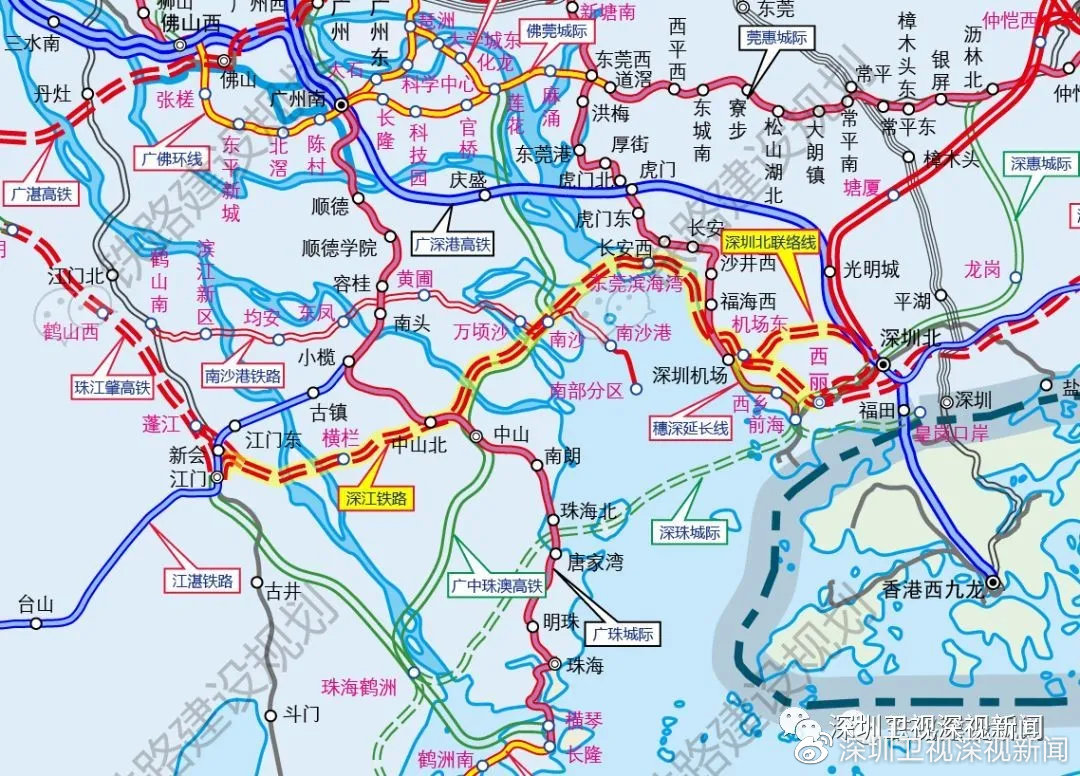 深茂铁路深江段批复 珠江口隧道计划6月30日前开建