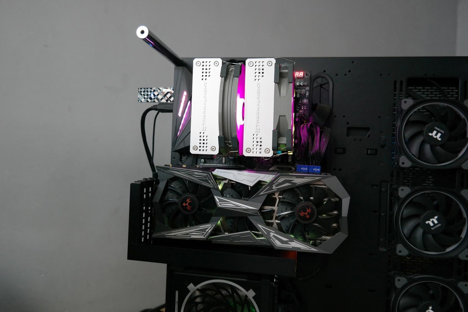 利民也有信仰灯!双塔风冷cpu散热器霜灵fs140 rgb评测