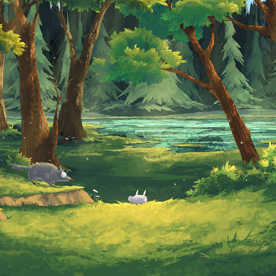 一组来自插画师 lynn chen art 的动态插画设计,太治愈了!__财经头条