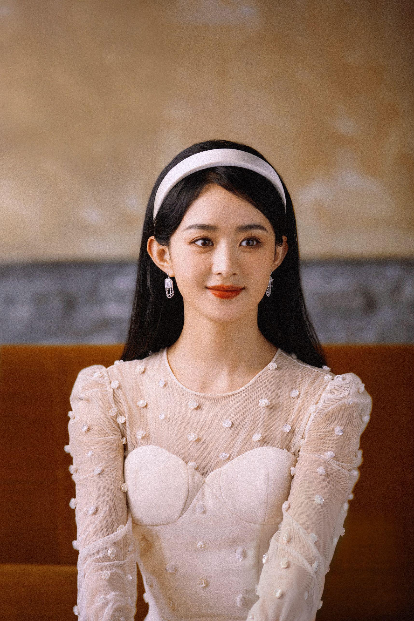 赵丽颖金鹰奖花絮照