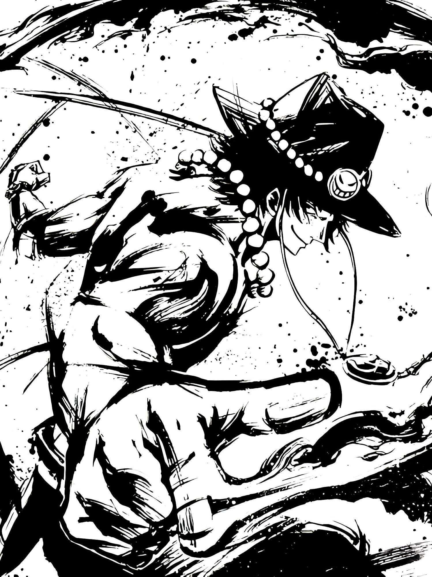 水墨风海贼王!太帅了