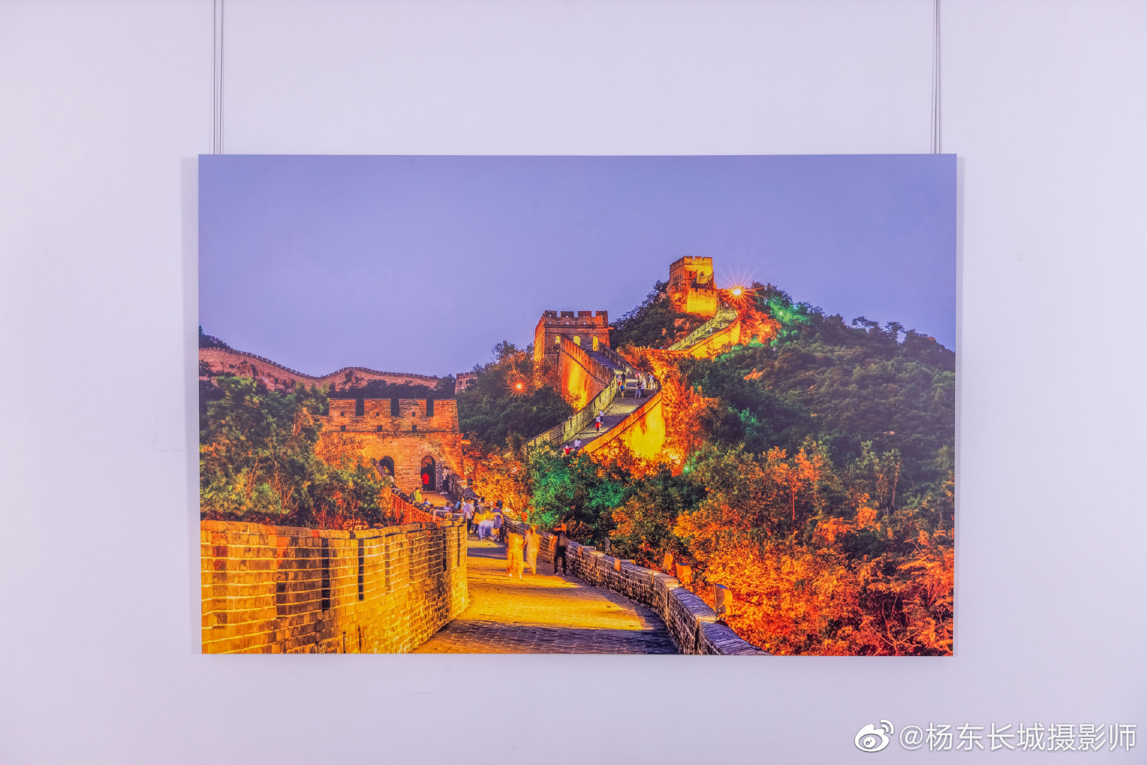 夏天在八达岭长城拍摄的夜景……__财经头条