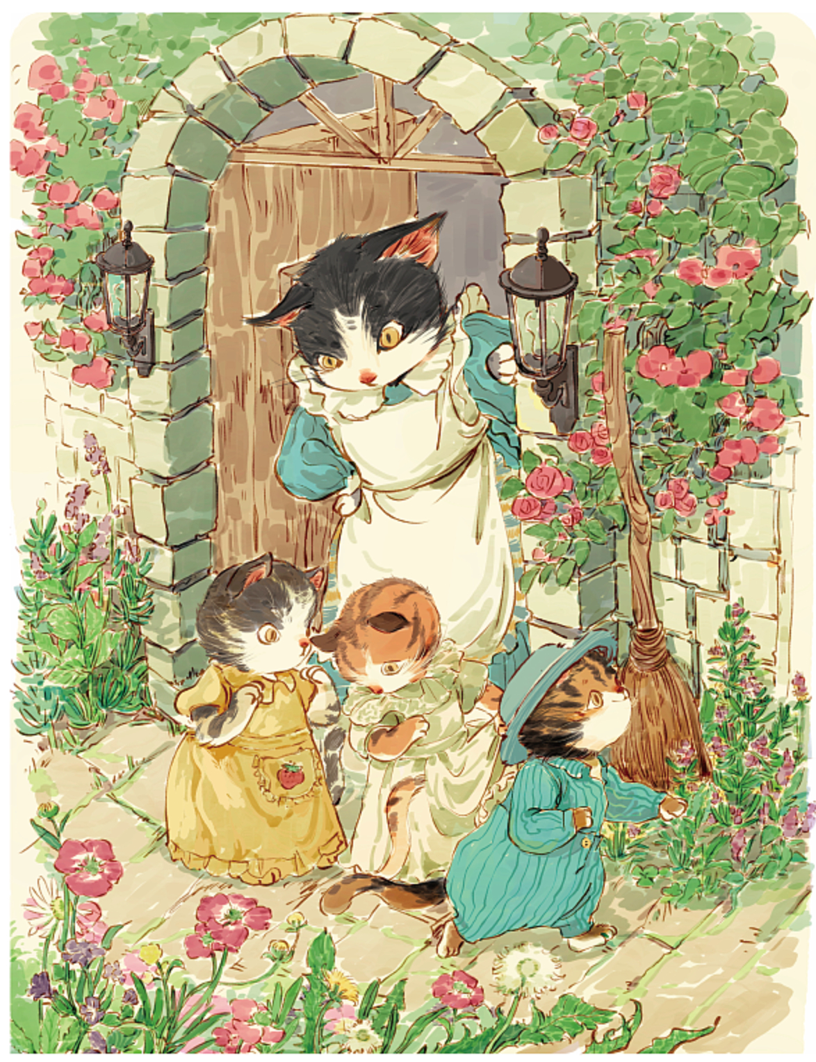 彼得兔经典系列再创作. 站酷id:cheerschen 站酷传送