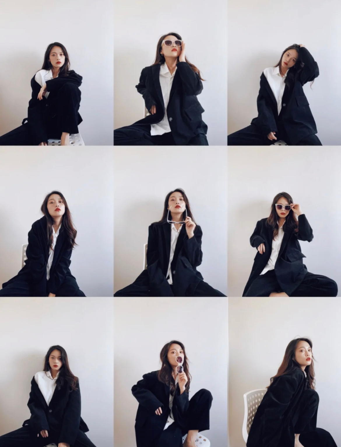 宿舍拍照|81个白墙自拍姿势技巧分享